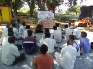 Classroom session of the training programme