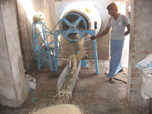 A Puffed rice unit visited at Polur