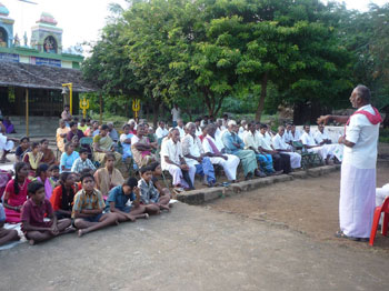 Participants of the organic farming festival conducted in Thiruvannamalai district