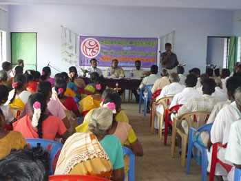 Participants of the food festival conducted in Dindigul district