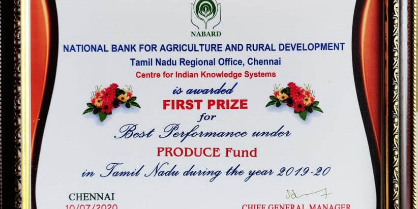 Best POPI Award given to CIKS by NABARD (2)